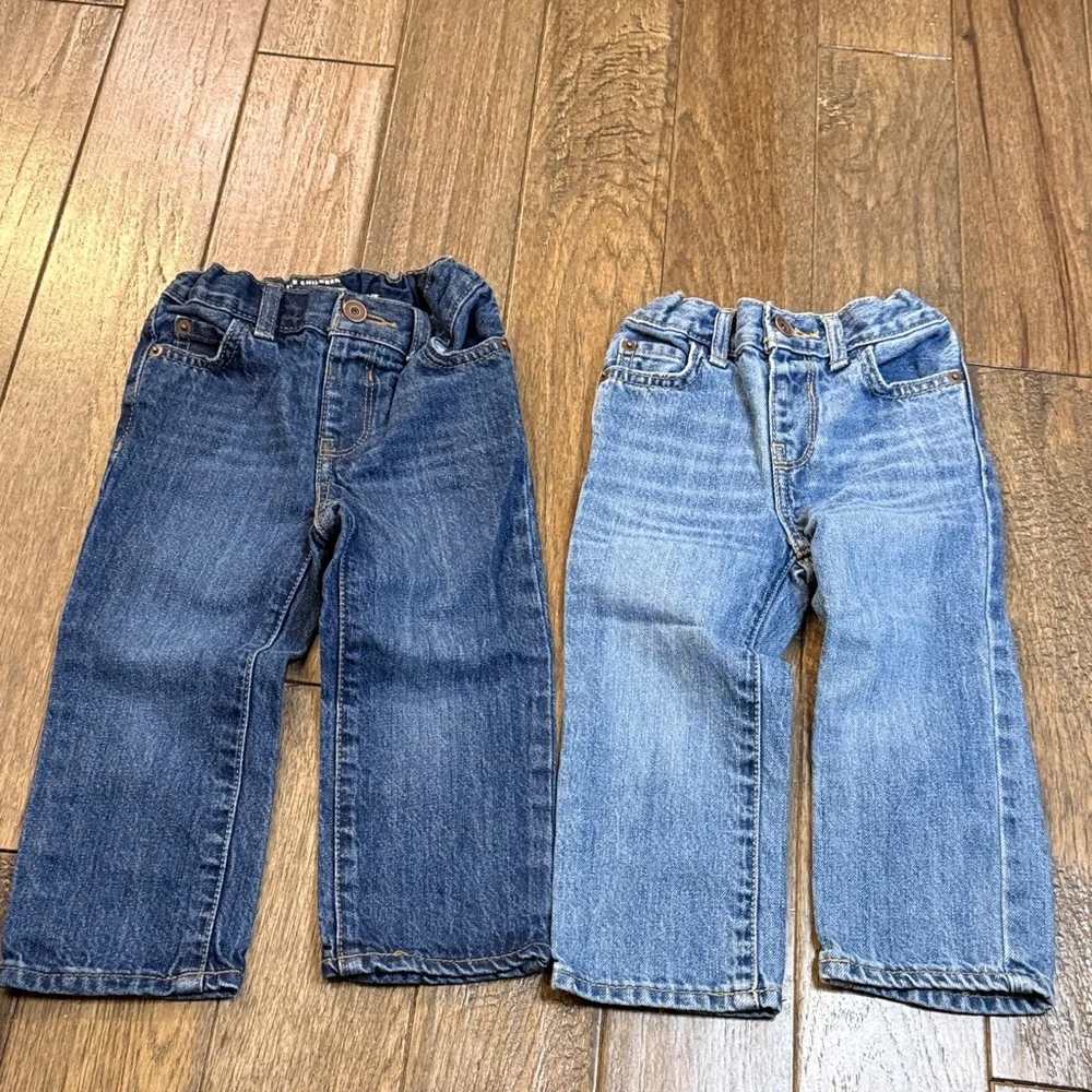The Children's Place Dark and Light‎ Blue Jeans Set